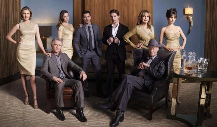 dallastntcast Dallas cast TNT Larry Hagman Linda Gray Josh Henderson Brenda Strong