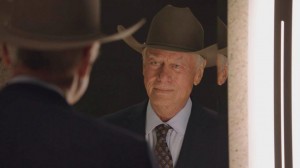 Larry Hagman photo tweeted by Linda Gray