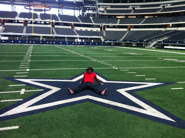 Nik at Texas Stadium