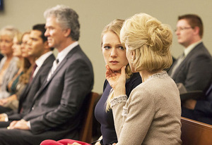 Emma with her grandmother Judith in episode 5 of Dallas on TNT