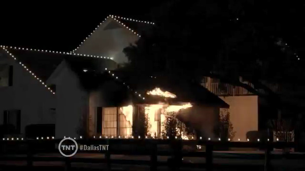 Southfork Ranch fire in Dallas TNT season finale