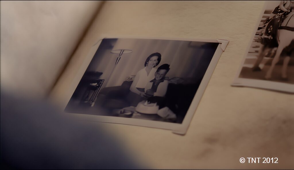 Patrick as a child with his mother